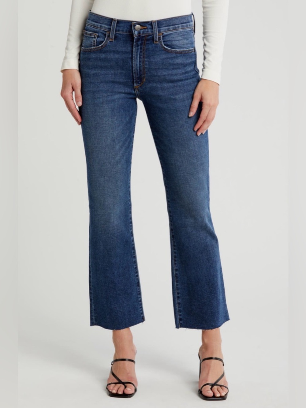 Joe's High Rise Crop Boot Jeans (Ramla) 32